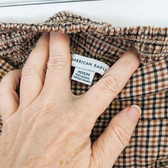 American Eagle Wide Leg Pull-On Pants Sz M - Picture 6 of 8